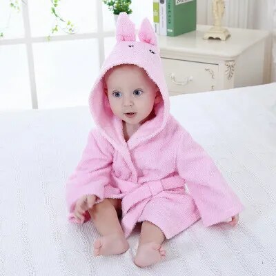 ANIMAL HOODED BATH ROBES