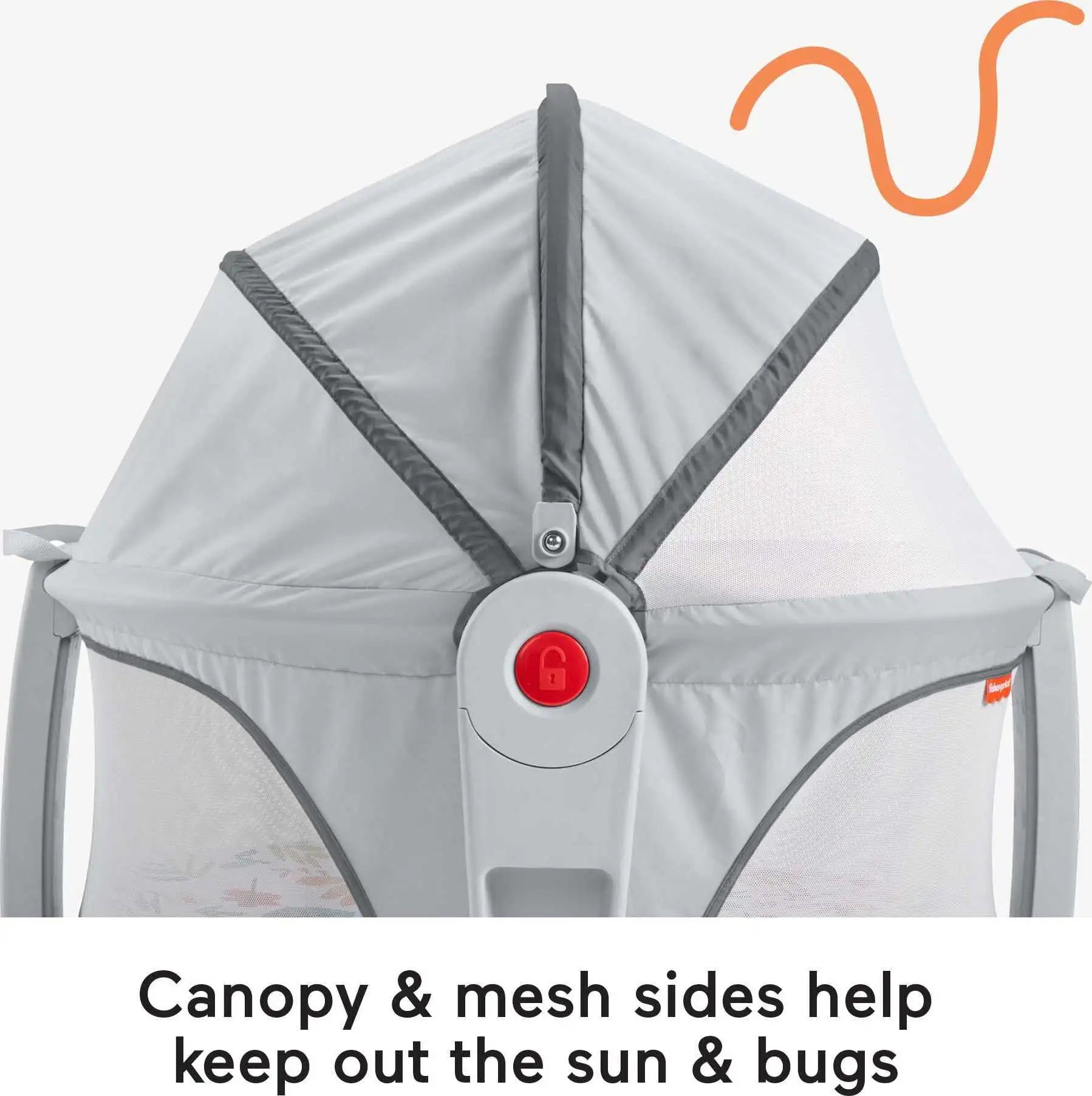 PORTABLE BASSINET WITH TOYS