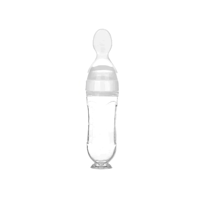 BABY FOOD SQUEEZE BOTTLE WITH SPOON