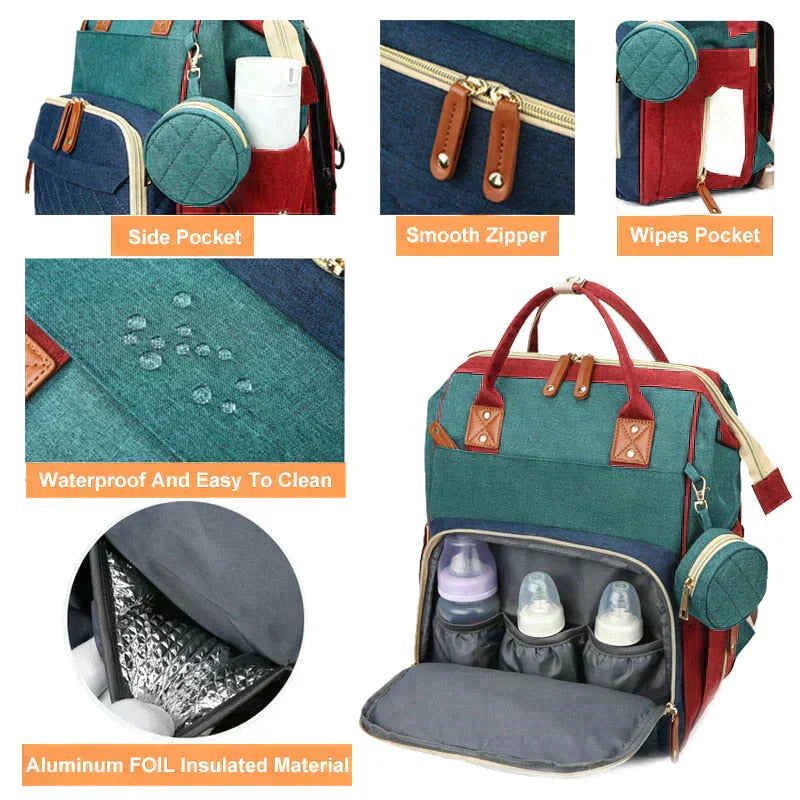 FOLDABLE BABY DIAPER BAG